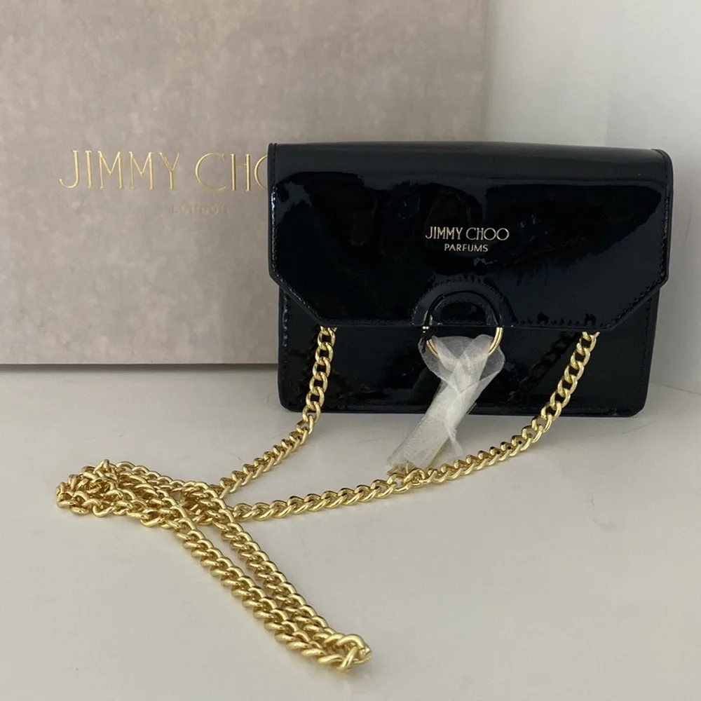 Jimmy Choo Black Shoulder Crossbody Bag  wirh Gift Bag - Picture 2 of 5